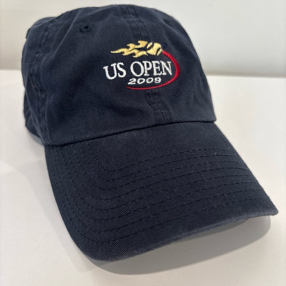 US Open 2009 Tennis Tiffany & Co. Hat Cap Adjustable American Needle Navy Y2K